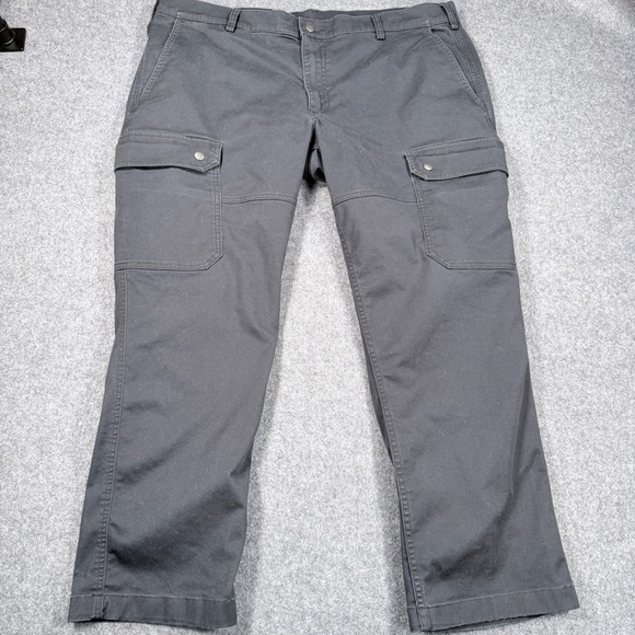 40 Grit by Duluth Trading Other - 40 Grit by Duluth Trading Mens Slim Fit Cargo Pants Black 44x30 Utility Workwear